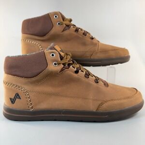 Forsake Phil Mid Mens 10 Chukka Sneaker Boot Waterproof Brown Leather Lace Shoe